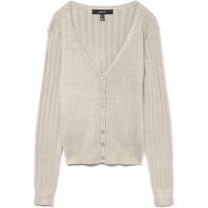 VERO MODA - VMWILLOW - Gebreid Vest - Beige