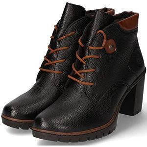 Rieker Y2502 enkellaarsjes voor dames, zwart, 36 EU
