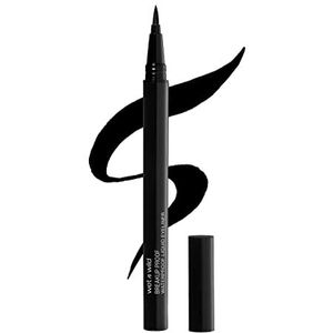 Wet n Wild Mega Last Breakup Proof Liquid Eyeliner, Zwart Eyeliner Pen, Waterproof, Snel Droog, Vlekbestendig, 16 Uur Draagbaar, Ultra Black