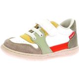 KICKERS - Kickbuvar - Sneakers - Blauw Zwart Wit - Klittenbandsluiting