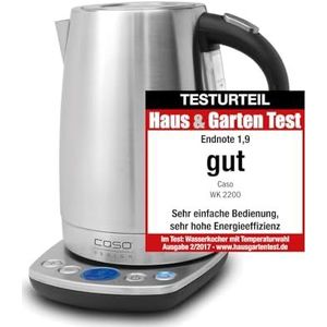 CASO WK2200 - Waterkoker met temperatuurinstelling