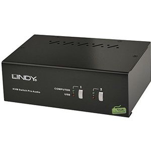 Lindy 39302 KVM-switch Zwart