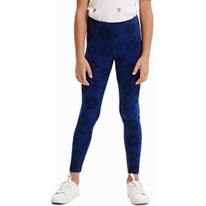 Desigual Bubble Leggings voor meisjes, blauw, 12 Jaar