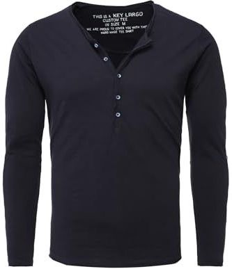 Key Largo Shirt 'MLS00038'  navy