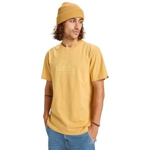 Quiksilver - Evo Comp Logo - T-shirt - Geel - Korte Mouwen