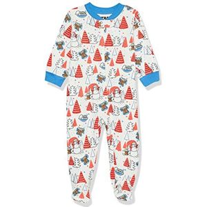 Amazon Essentials Disney | Marvel | Star Wars Unisex baby(kleding) Katoenen voetjes, slapen en spelen, Star Wars Mando Winter - Slapen & Spelen, 0 maanden