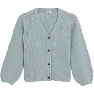 Gocco Gebreid sweatshirt, watergroen, standaard voor meisjes, Water Groen, 7-8 Jaren