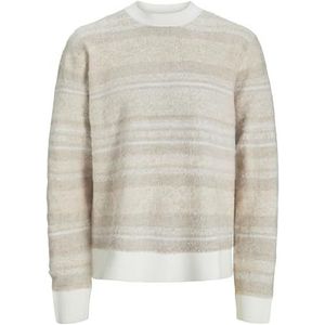 JACK & JONES JORRIDGEWOOD Knit Crew Neck, sea salt, L