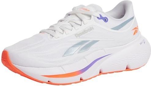 Reebok ZIGNITION sneakers voor dames, wit/royal purple/flash oranje, 35 EU, White Royal Purple Flash Orange, 35 EU