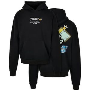 Mister Tee Herren Kapuzenpullover Intepol Ultraheavy Oversize Hoodie black 5XL