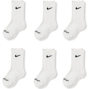 Sportsokken - Wit - 6 Paar - 63% Katoen, 33% Polyester, 3% Elasthan