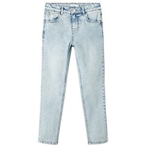 Name It Broek voor meisjes en meisjes, Lichtblauw denim, 128