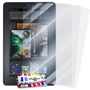 Muzzano Displaybeschermfolie UltraClear voor mobiele telefoon of tablet, 3 stuks transparant transparant Amazon Kindle FIRE