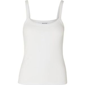 SELECTED FEMME Dames Slfcelica Anna Strap Tank Top Noos Tanktop, wit (bright white), M