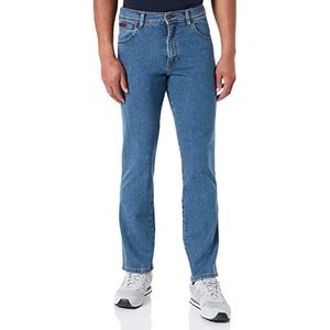 Wrangler Heren Jeans Texas Stretch Regular Fit Jeans Straight Denim Broek Katoen Blauw Zwart Grijs W30 W31 W32 W33 W34 W36 W38 W40 W42 W44, groen, 30W x 32L