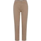 Brax, Dames, Broeken, Beige, Maat: L Katoen,