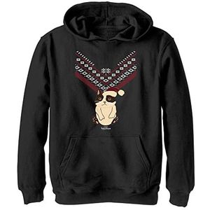 Marvel Hawkeye Hoodie voor jongens, kattenmotief, zwart, S, zwart, S, zwart, S