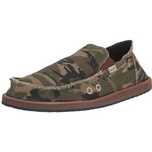 Sanuk Heren Vagabond Camo Slipper, Houtlang camouflage, 41 EU