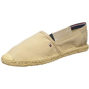Tommy Hilfiger SM-L1285ANA 6C1, dames espadrilles, beige (Desert sand 938), 42 EU (7,5 UK), Beige Desert Sand 938, 42 EU