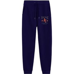 AMERICAN COLLEGE USA Joggingbroek Sport Fit Casual Nieuwe Collectie 2024 Uniseks Kleding Kinderen Jongen Meisje Model ACPAN236 Marine Maat 14 Jaar, Marineblauw, 14 ans