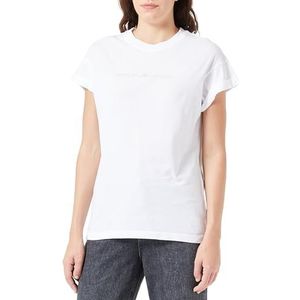 Replay T-shirt voor dames, regular fit, 001, wit, XL