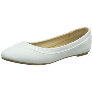 Another Pair of Shoes BellaaE, gesloten ballerina's voor dames, wit (white04), 39 EU (6 dames UK), Wit White04, 39 EU