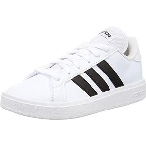 adidas Dames Grand Court Sneakers, Ftwr White/Core Black/Ftwr White, 40 EU