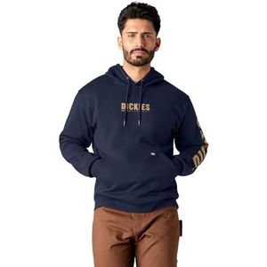 Dickies Heren Graphic DWR Pullover Fleece, Donker Navy, S, Blauw, S