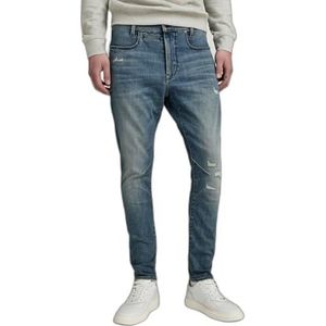 G-STAR Heren D-STAQ 3D Slim Jeans, Blauw (Antique Faded Blue Topaz Restored D05385-c051-g546), 36W / 36L