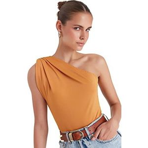 Trendyol Bodysuit - Zwart - Getailleerd, camel, XL
