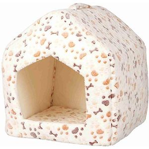 Trixie 36355 Kuschelhöhle Lingo, 40 × 45 × 40 cm, weiß/beige