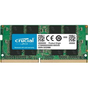 Crucial RAM 16GB DDR4 3200MHz CL22 (of 2933MHz of 2666MHz) Laptop Geheugen CT16G4SFRA32A