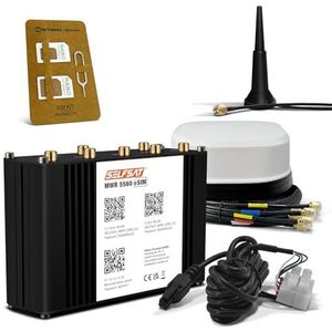 SELFSAT MWR 5560 eSIM 5G Cat 20 WLAN-router tot 3,4 Gbps incl. SATCO 5G antenne wit