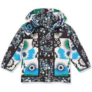 Desigual Chaq_cat Girl Woven Padded Short Overcoat voor meisjes, blauw, 12 Jaren