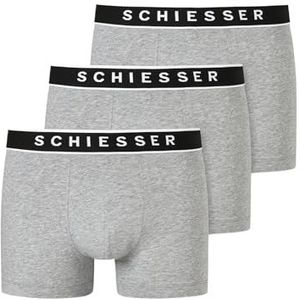 Boxershort Schiesser Men 173983 95/5 Organic Grey Melange 