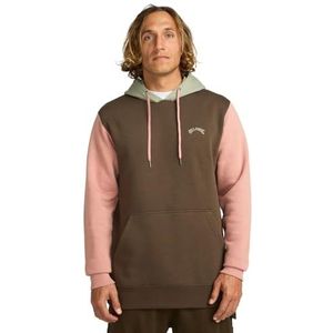 Billabong Arch Block PO Fleece Trui, bruin, XXL