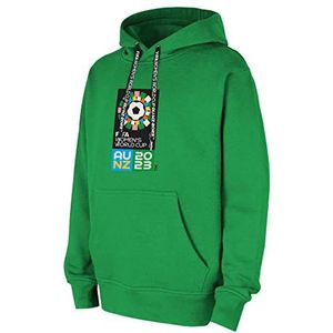 FIFA Officieel wereldkampioenschap voetbal 2023 dames hoodie groen uniseks, Groen, L