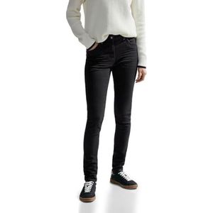 Cecil Skinny jeansbroek voor dames, Black Washed., 26W x 28L