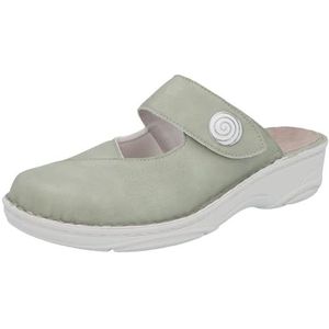 Berkemann Heliane Pantoffels voor dames, Pastelgroen., 35.5 EU