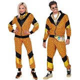 80'S LEOPARD SHELL SUIT (jas, broek) - (XXL)