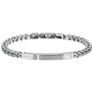 BREIL - Herenarmband GROOVY - Klassieke Schakelarmband - Gepolijst Staal