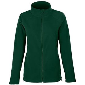 HRM Dames Fleece Jas met Rits, Fles groen, Maat 2XL I Vrouwen Premium Fleecejack Gemaakt van Micro Polar Fleece I Functionele Jas voor Vrouwen I Werkkleding I Hoogwaardige & Duurzame Dameskleding