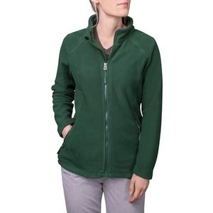 HRM Dames Fleece Jas met Rits, Fles groen, Maat M I Vrouwen Premium Fleecejack Gemaakt van Micro Polar Fleece I Functionele Jas voor Vrouwen I Werkkleding I Hoogwaardige & Duurzame Dameskleding