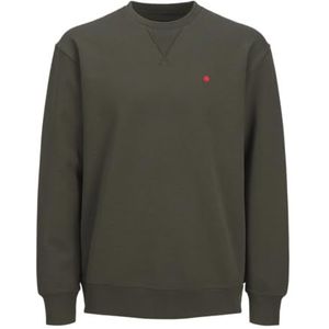 JACK & JONES Sweatshirt 'RDDScott'  olijfgroen / rood
