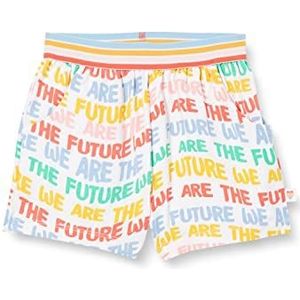 Tuc Tuc Girls-Happy Message Shorts voor meisjes, Wit, 4 Jaren