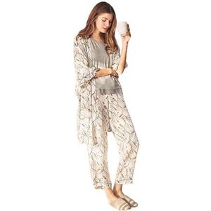 CCDK Copenhagen Janet pyjamabroek voor dames, pajama bottom, chalk AOP, XL