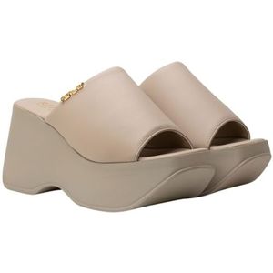 Replay Malva Block damessandalen met sleehak, 002 beige, 35 EU, 002 beige, 35 EU