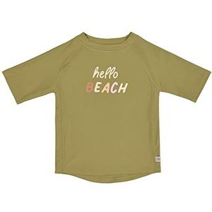 LÄSSIG Uniseks zwemshirt voor kinderen, Rash-Guard-shirt, groen, 86 (13-18 Monate), modern