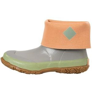 Muck Boots Forager Mid Regenlaarzen voor dames, lichtgrijs, resedagroen, 42 EU, lichtgrijs, Reseda groen, 42 EU