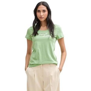 TOM TAILOR T-shirt voor dames, 37116 - True Green, XL